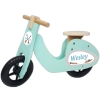 scooter veren blauw