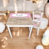 geboortestoel met tafel