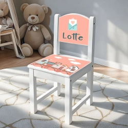 Stoeltje met naam special delivery