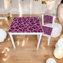 Tafel en stoel set panter