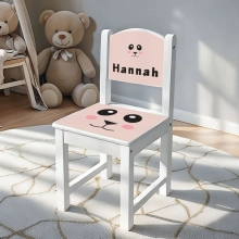 Kinderstoeltje met naam beertje