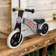Loopfiets blck met naam panter