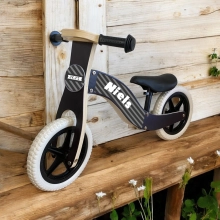 Loopfiets blck met naam strepen