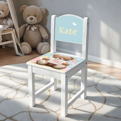 kinderstoeltjes met geboortekaartje