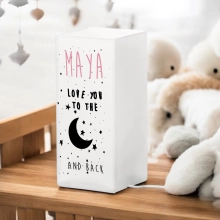 kinderlamp met naam moon
