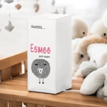 Kinderlamp met naam schaap