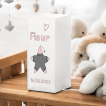 Kinderlamp met naam sterretje