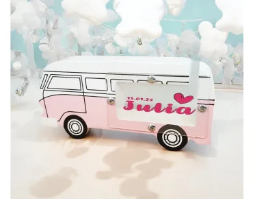 Spaarpot VW naam en datum Hart