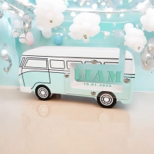 Spaarpot VW Hoofdletter naam en datum