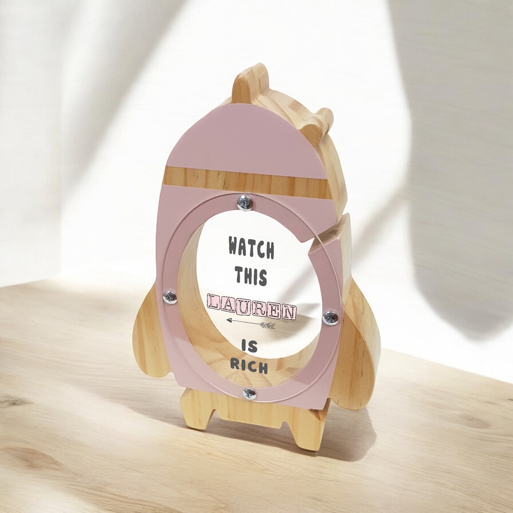 Spaarpot met naam | Kraamcadeau met naam | Gepersonaliseerd cadeau