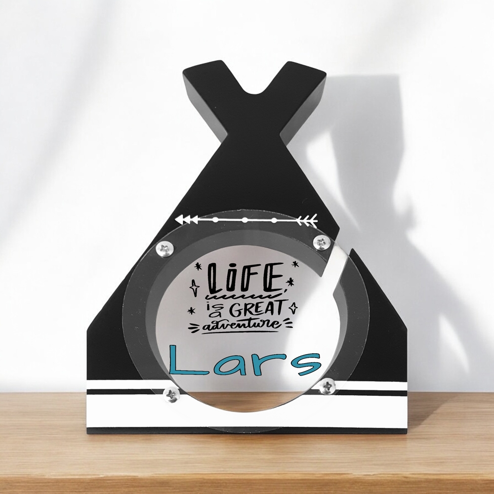 Spaarpot tipi adventure | Kraamcadeau met naam | Gepersonaliseerd kado
