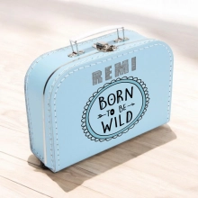 Kinderkoffertje met naam wild