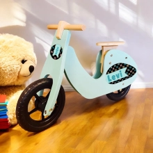 Loopscooter label en pijltjes