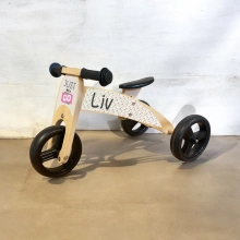 Houten loopfiets 2 in 1 let's go