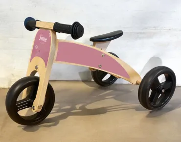 loopfiets-2-in-1 geboortekaartje