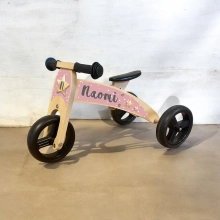 Houten loopfiets 2 in 1 Golden Star