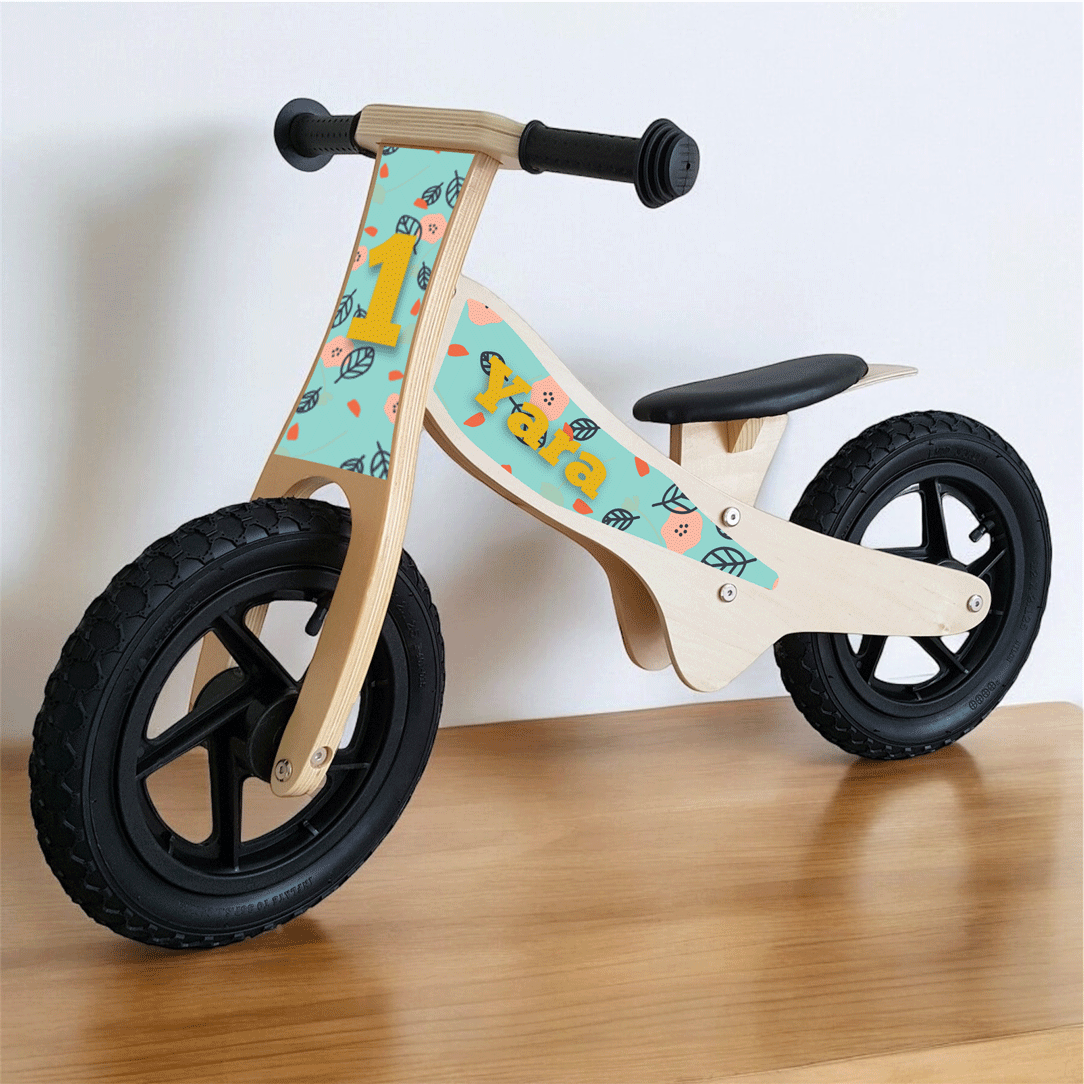 Loopfiets met naam funny | Houten loopfiets | Loopfiets 2 jaar