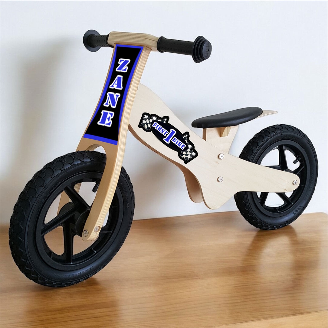 Loopfiets met naam | Gepersonaliseerde loopfiets | Loopfiets 2 jaar