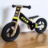 houten loopfiets yellow