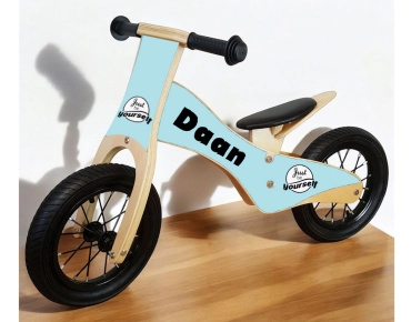 loopfiets met naam