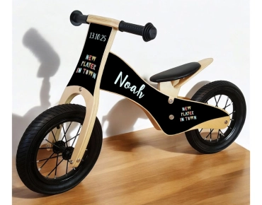 Loopfiets met naam