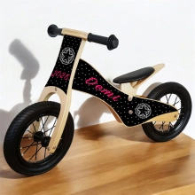 houten loopfiets 2.0 met naam stars
