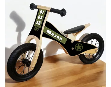 Loopfiets 2.0 met naam labels