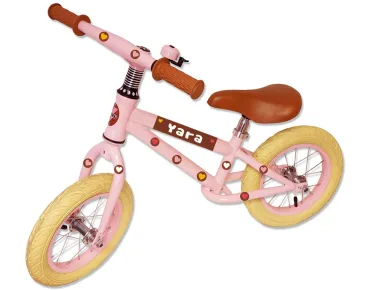 Loopfiets staal blitzy Hartjes