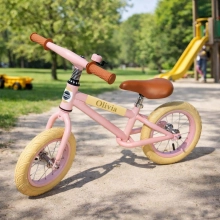 Loopfiets staal blitzy met bedrijfslogo